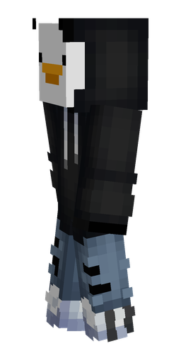 Black skin: body, left side render