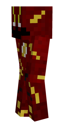 Red skin: body, left side render