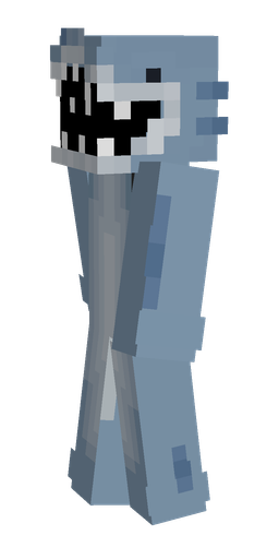 Blue skin: body, left side render
