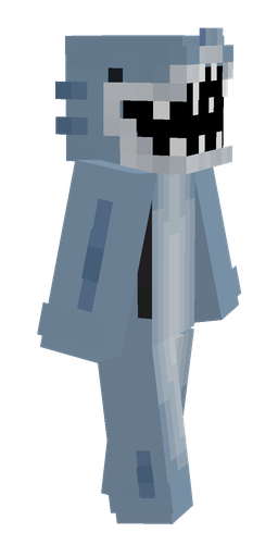 Blue skin: body, right side render