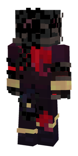 Black skin: body, back render