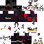 Black skin: raw texture render