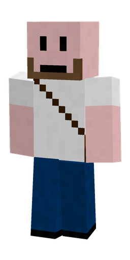 Blue skin: body, front render