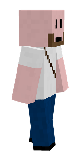 Blue skin: body, right side render