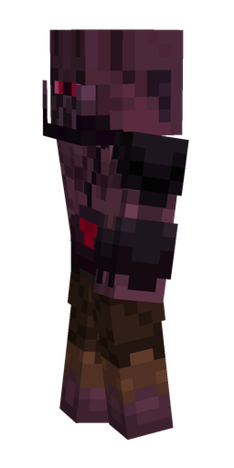 Black skin: body, left side render