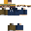 Blue skin: raw texture render