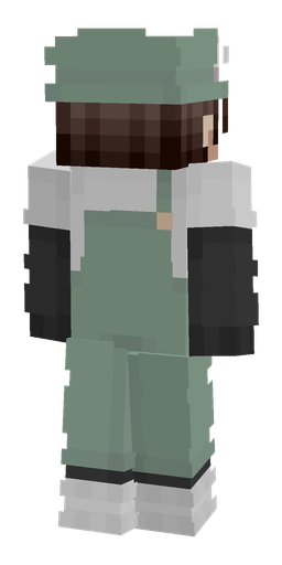 Black skin: body, back render