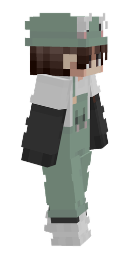 Black skin: body, right side render