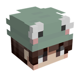 Black skin: head render