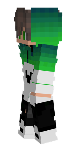 Black skin: body, left side render