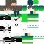 Black skin: raw texture render