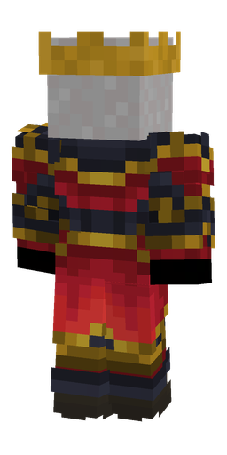 Blue skin: body, back render