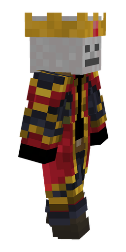 Blue skin: body, right side render