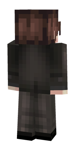 Black skin: body, back render