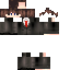 Black skin: raw texture render