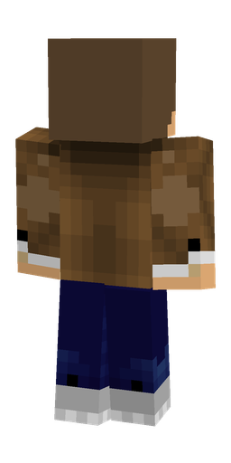 Blue skin: body, back render
