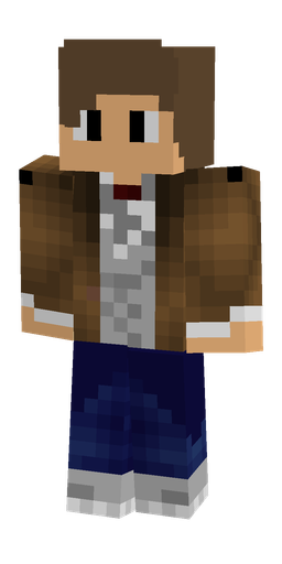 Blue skin: body, front render