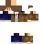 Blue skin: raw texture render