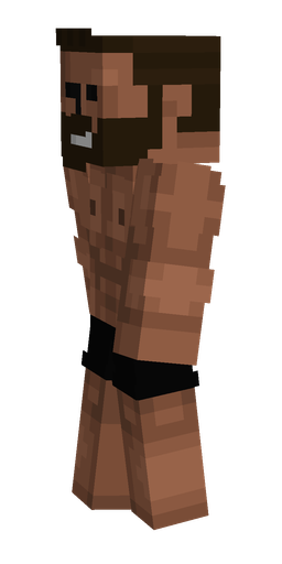 Black skin: body, left side render