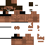 Black skin: raw texture render