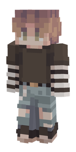 Black skin: body, front render