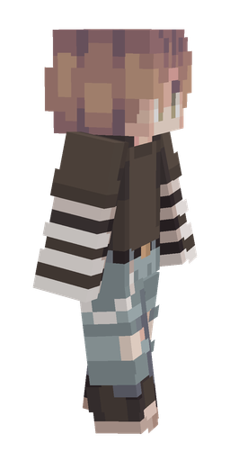 Black skin: body, right side render