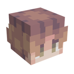 Black skin: head render