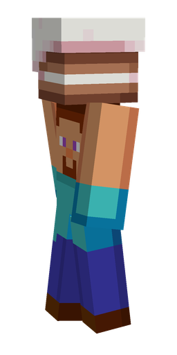 Blue skin: body, left side render