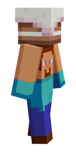 Blue skin: body, right side render