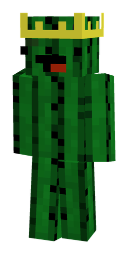 Green skin: body, front render