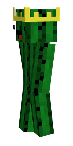 Green skin: body, left side render