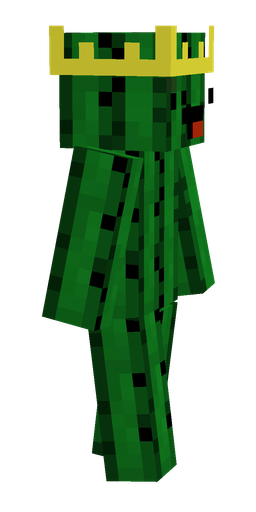 Green skin: body, right side render