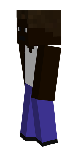 Black skin: body, left side render
