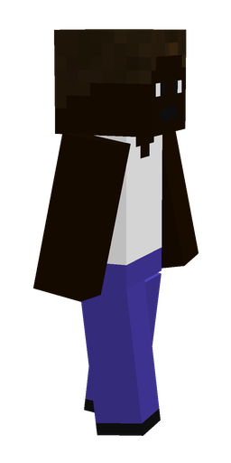 Black skin: body, right side render
