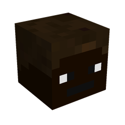 Black skin: head render