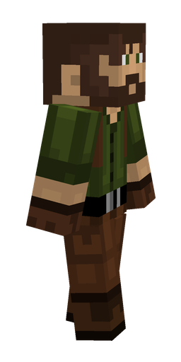 Black skin: body, right side render