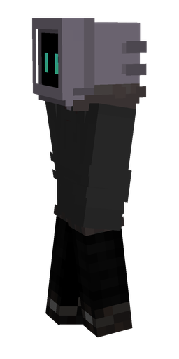 Black skin: body, left side render
