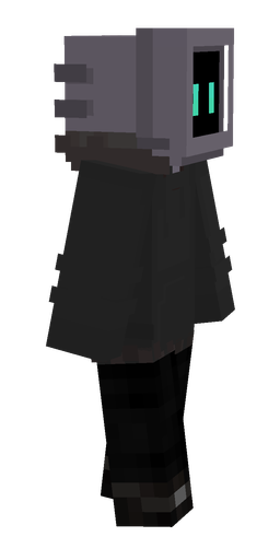 Black skin: body, right side render