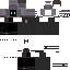 Black skin: raw texture render