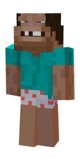 Blue skin: body, front render