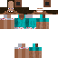 Blue skin: raw texture render