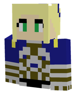 Blue skin: bust render