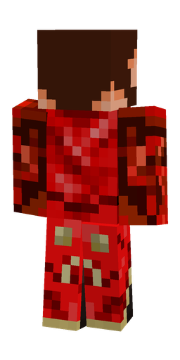 Brown skin: body, back render