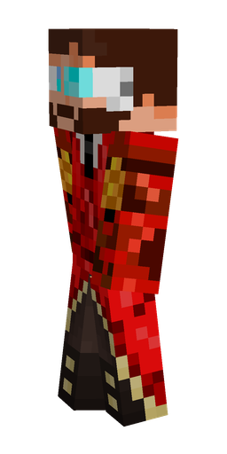Brown skin: body, left side render