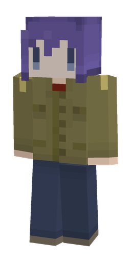 Blue skin: body, front render