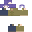 Blue skin: raw texture render