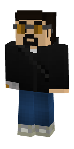 Black skin: body, front render