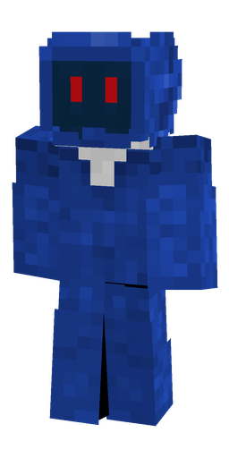 Blue skin: body, front render