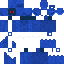 Blue skin: raw texture render