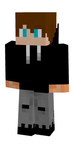 Black skin: body, front render